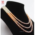 3strands Water Pearl Necklace Jewelry